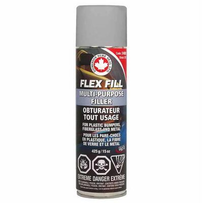 Dominion Sure Seal 24002 Multi-Purpose High Build Flex Fill Primer Surfacer, 15 oz Aerosol Can, Gray