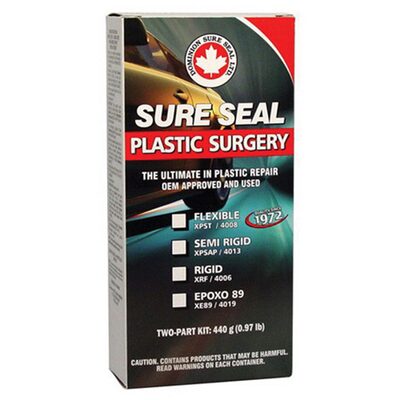 Dominion Sure Seal 4006 Plastic Surgery Series 2-Component Rigid Epoxy Adhesive Filler, 15.5 oz, Liquid