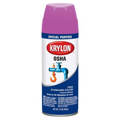 Krylon OSHA Color Paints Safety Purple 12 oz.