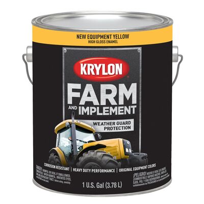 Krylon New Equipment Cat Yellow 128 oz. Gal