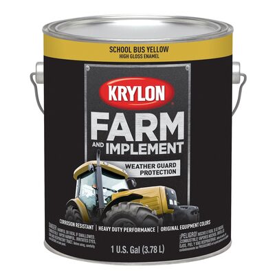 Krylon School Bus Yellow 128 oz. Gal