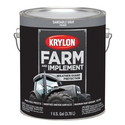 Krylon Sandable Gray Primer 128 oz. Gal