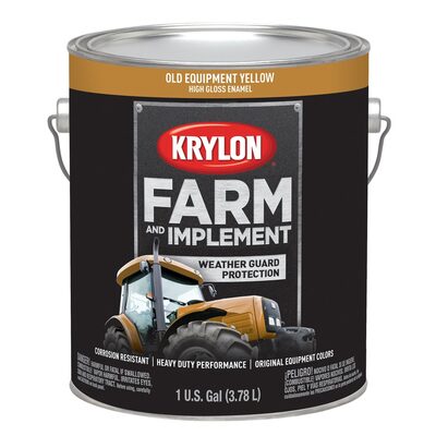Krylon Old Equipment Cat Yellow 128 oz. Gal