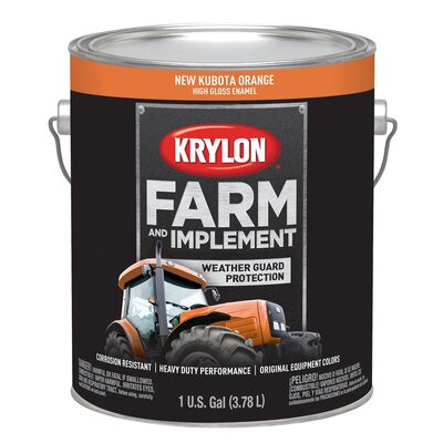 Krylon New Kubota Orange 128 oz. Gal
