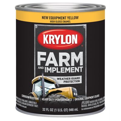 Krylon New Equipment Cat Yellow 32 oz. Quart