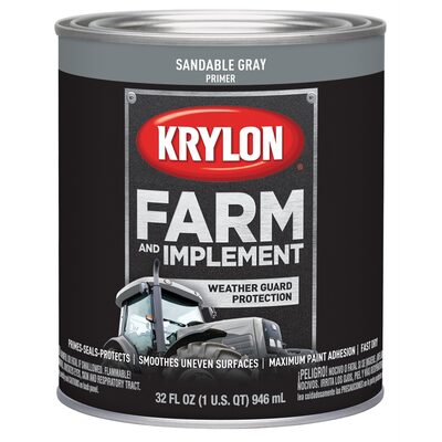 Krylon Sandable Gray Primer 32 oz. Quart