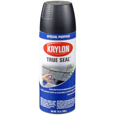 Krylon Trueseal Rubberized Coating Black 12 oz.