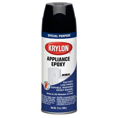 Krylon Appliance Epoxies Appliance Black 12 oz.