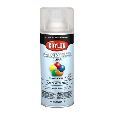 Krylon Flat Crystal Clear 12 oz.
