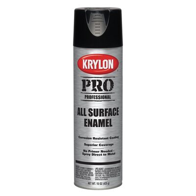 Krylon Enamel Paint Gloss Black 15 oz.