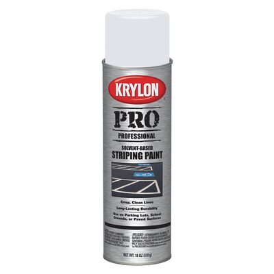 Krylon Striping Paint Highway White 18 oz.