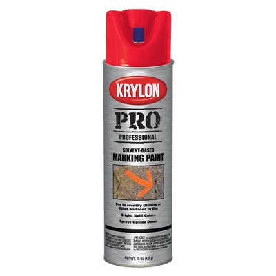 Krylon Mark Paint Fluorescent Safety Red 15 oz.