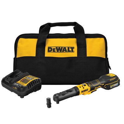 DeWalt 20V MAX XR Brushless Cordless 3/8 Inch and 1/2 Inch Sealed Head Ratchet with PowerStack