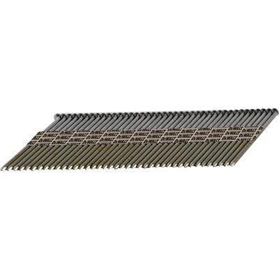 DEWALT Framing Nails, Paper Tape, 30-Degree, Smooth Shank, Bright Finish, Off-Set Round Head, 3 1/4-Inch X .120-Inch, 2500-Pack