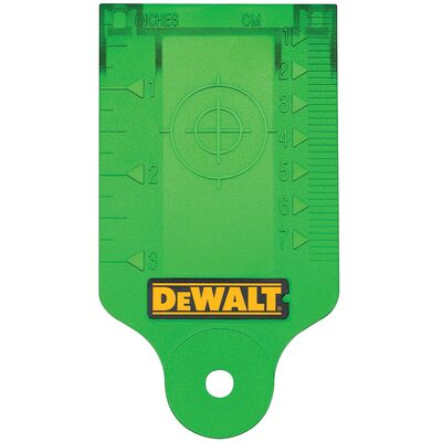 DEWALT Green Laser Target Card