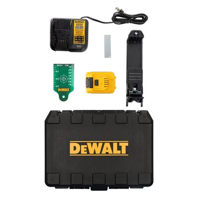 DEWALT 12V Max Line Laser, 2 Spot, Cross Line, Green