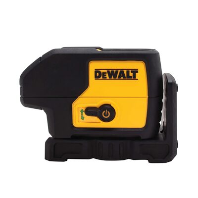 DEWALT Laser Level, 3 Spot, Green, 30-Foot Range