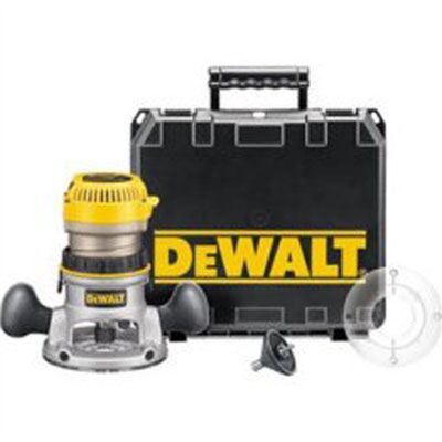 DeWalt 2-1/4 HP (Maximum Motor HP) EVS Fixed Base Router Kit with Soft Start