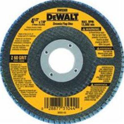 DeWalt 4-1/2-in. (115mm) 60 Grit Zirconia Flap Disc