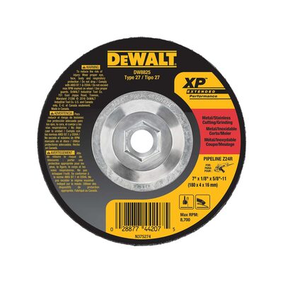 DEWALT 7-Inch By 1/8-Inch By 5/8-Inch-11 Xp Grinding Wheel