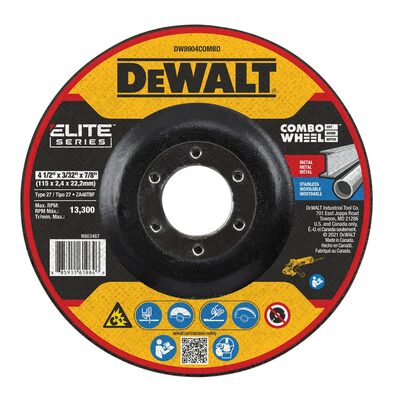 DEWALT 4-1/2 X 3/32 X 7/8 Xp T27 Cut & Notch