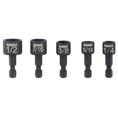 DEWALT - Nut Driver Set, Compact, 5-Piece (Dwaind5)