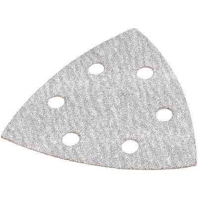 DEWALT Hook And Loop Triangle 80 Grit Sandpaper, 12-Pack
