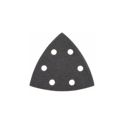 DEWALT Hook And Loop Triangle 120 Grit Sandpaper, 12-Pack , Black