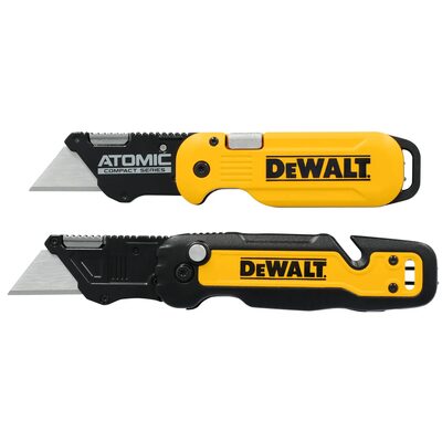 DeWalt Push and Flip Folding Utility Knife 2 Pack
