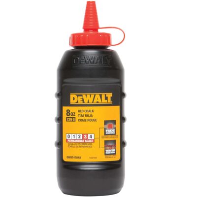 DEWALT 225 gr / 8 oz. Chalk - Red