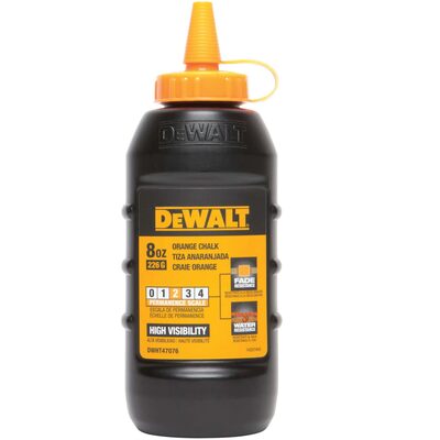 DEWALT 8 oz. Chalk (High-Visibility Orange)
