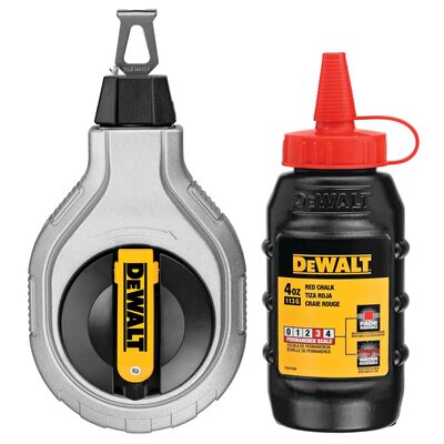 DEWALT 6:1 Aluminium Reel with Red Chalk