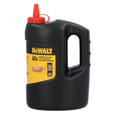 DEWALT 2.5 lbs Chalk - Red Permanent