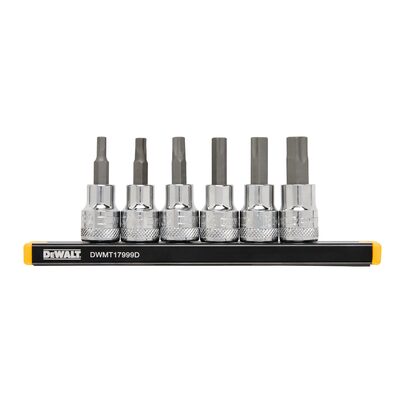 DeWalt 3/8 inch Drive SAE Hex Bit Socket Set