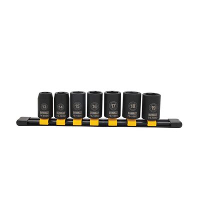 DEWALT Impact Sockets Metric 7Pc