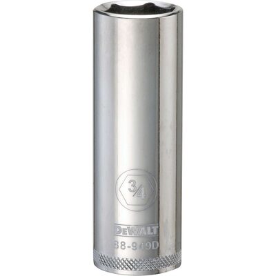 DEWALT 001Pc 12Dr Deep Socket-06Pt-3/4