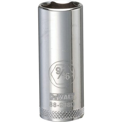 DEWALT 001Pc 38Dr Deep Socket-06Pt-9/16
