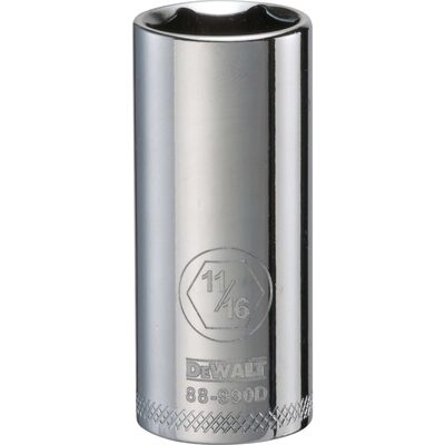 DEWALT 001Pc 38Dr Deep Socket-06Pt-11/16