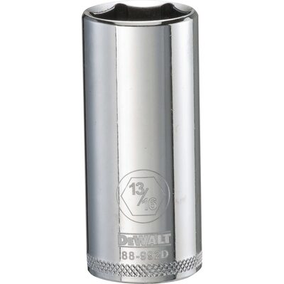 DEWALT 001Pc 38Dr Deep Socket-06Pt-13/16