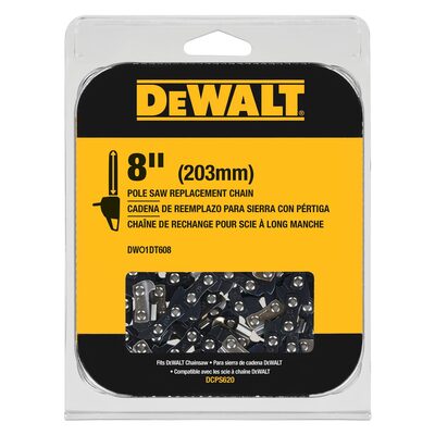 DEWALT 8IN REPLACEMENT CHAIN 20V DW POLE SAW