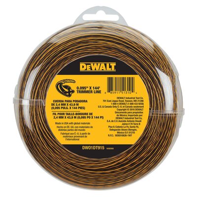 DeWalt 0.095 Inch Trimmer Line 144 Foot