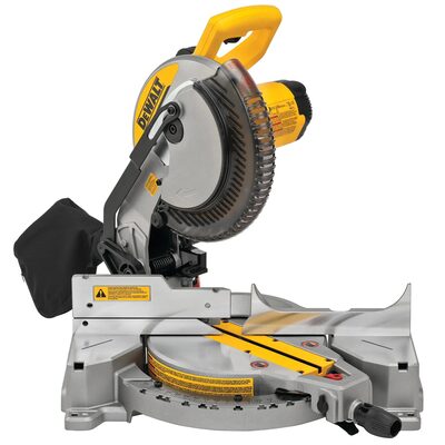 DEWALT Miter Saw, Single Bevel, Compound, 10-Inch, 15-Amp