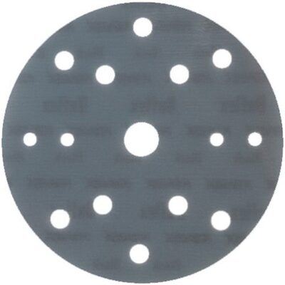 Eagle Abrasives, Inc. KOVAX Super Buflex 193-1564 Buflex Disc, 6 in, 15 Holes, 3000 Grit, Super-Tack Attachment, Black