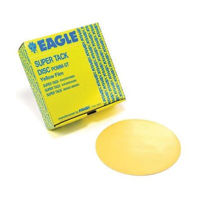 Eagle Abrasives, Inc. KOVAX 778-1000 Sanding Disc, 6 in Dia, 1000 Grit, Aluminum Oxide Abrasive, Yellow, Dry, Super-Tack Attachment
