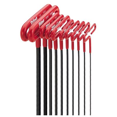 Eklind Tool Company HEX KEY SET 10 PC T-HANDLE 6IN. SAE 3/32-3/8IN.CSH