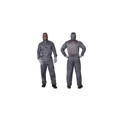 EMM Specilaties Colad BodyGuard 520060 Spray Overall, 2X-Large, Gray, Nylon Taffeta 190T/1% Carbon Thread, Elastic Waist
