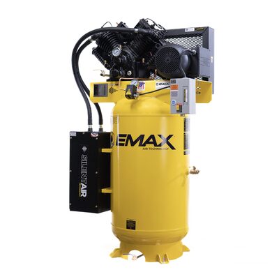 Emax Compressor Compressor 10 HP 2 Stg 1 Ph Vert 80 Gal