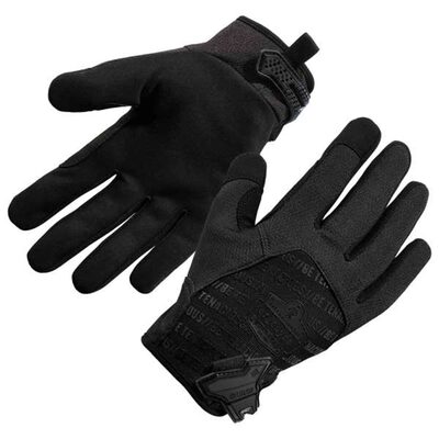 Ergodyne 812BLK S Black High-Dexterity Black Tactical Gloves