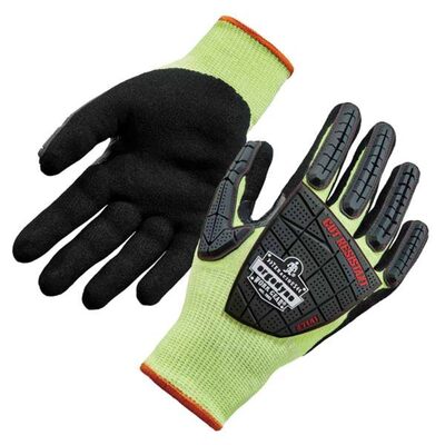 Ergodyne 7141 2XL Lime Nitrile-Coated DIR Level 4 Cut-Resis Gloves