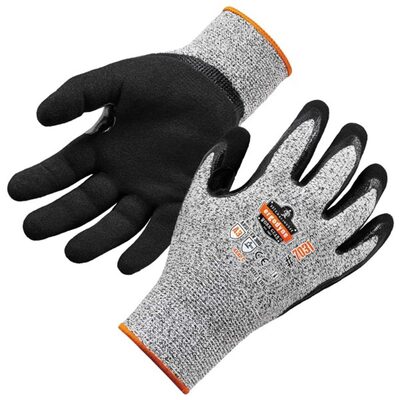 Ergodyne 7031 S Gray Nitrile-Coated Cut-Resis Gloves A3 Level
